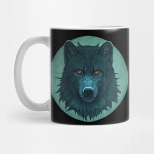 Black Wolf Mug